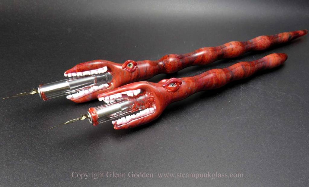 Monster pen made of glass