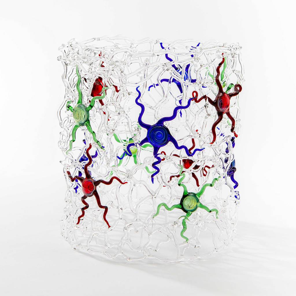 contemporary glass sculpture